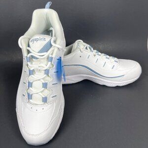 Easy Spirit Espromy Womens White Walking Sneakers Athletic Comfort Shoes Sz 10 M